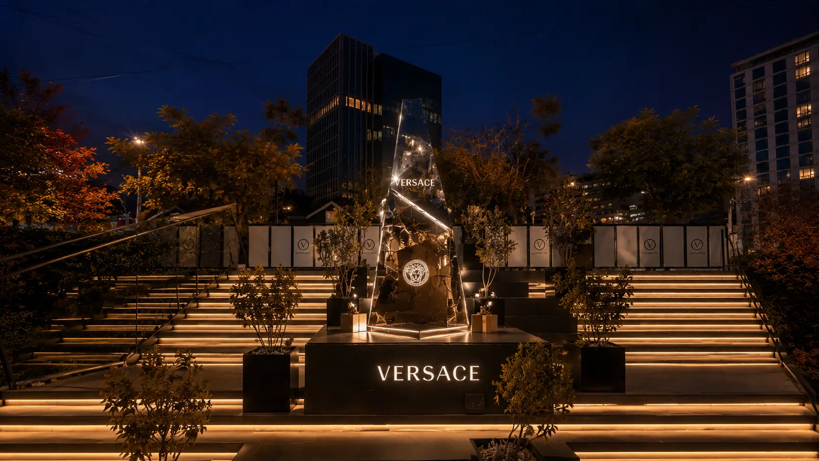 Activación Versace en Tarima Central